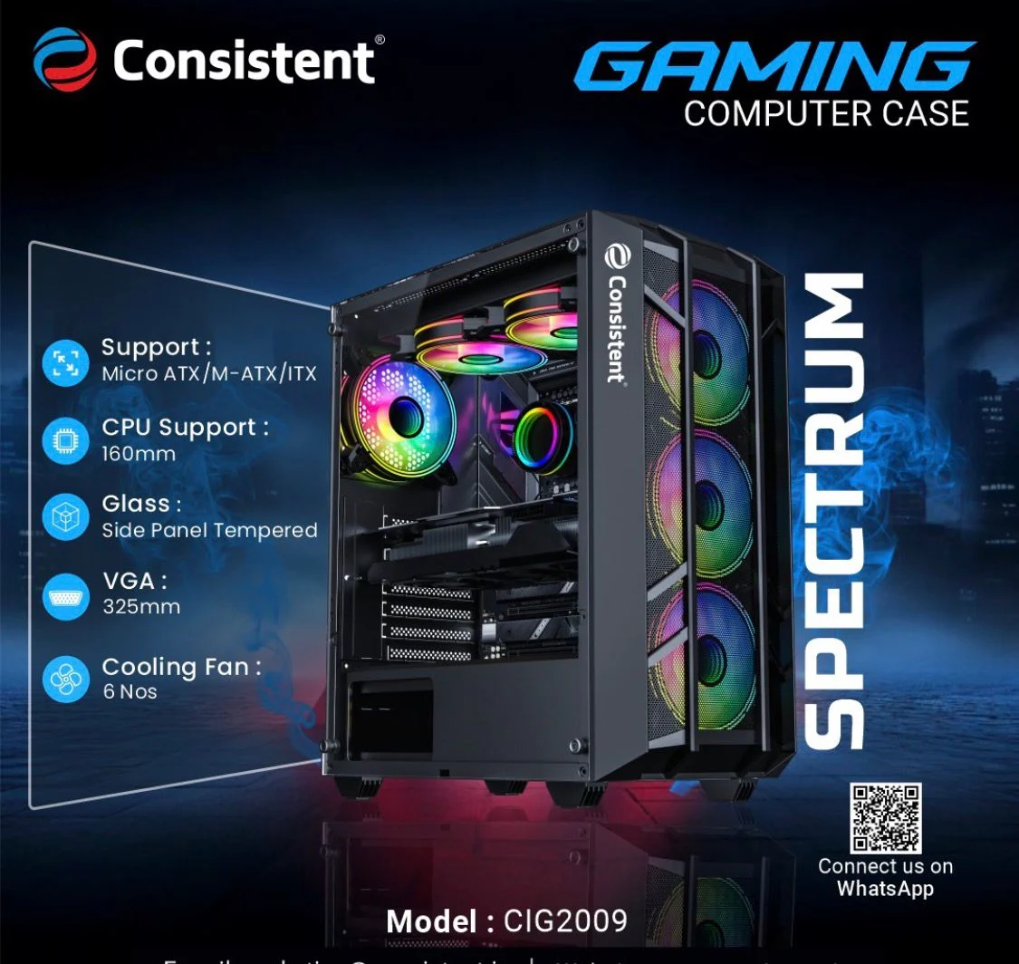 Consistent SPECTRUM Gaming Computer Case