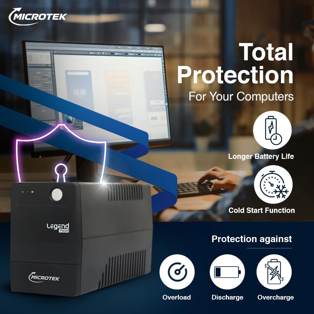 Microtek LEGEND 750M Legend UPS - View 3