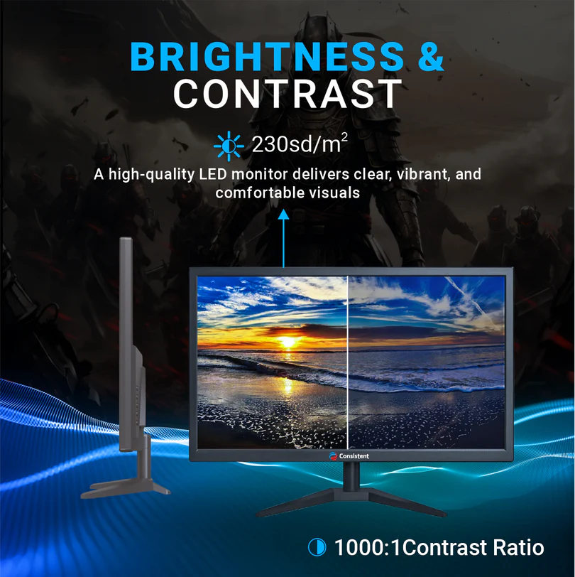 Consistent LED Monitor 22 Inch 1920 x 1080 Pixels - View 2