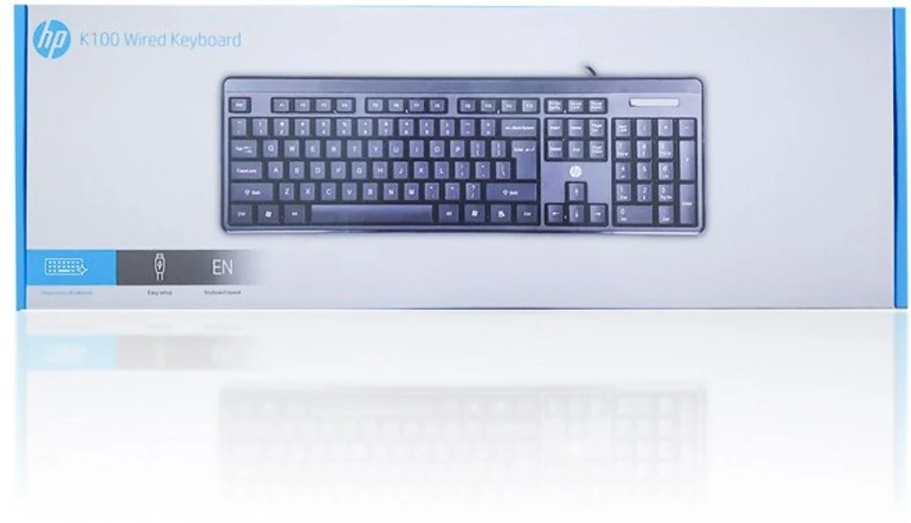 HP K100 Wired USB Standard