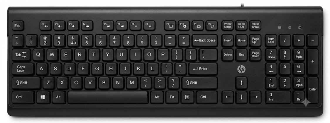 HP K115 Wired USB Standard - View 2