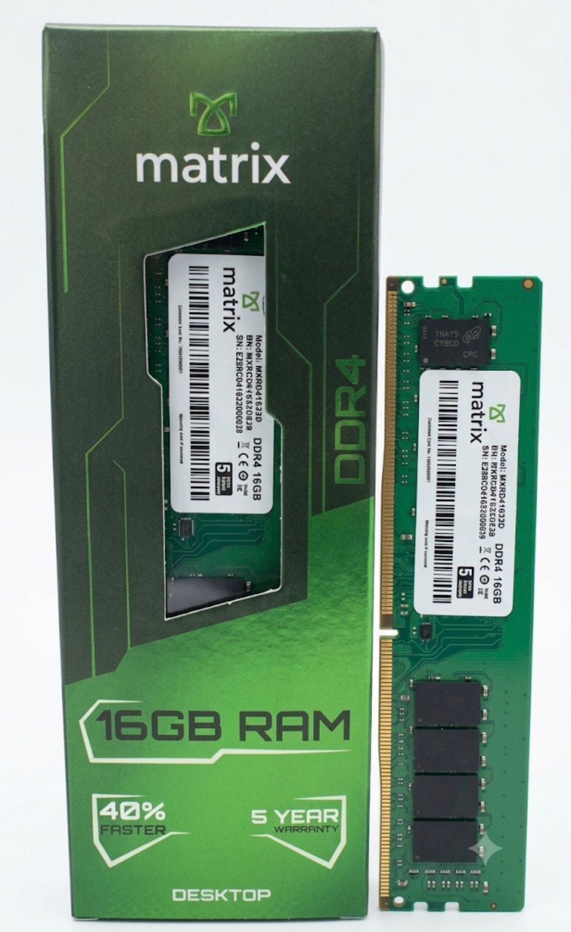 Matrix 16GB DDR4 3200MHz Desktop RAM