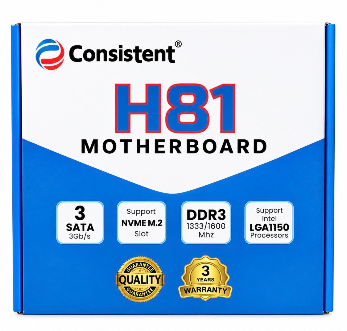 Consistent CMB-H81 Motherboard with NVMe m.2